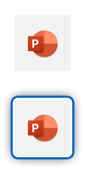 Microsoft PowerPoint ロゴ