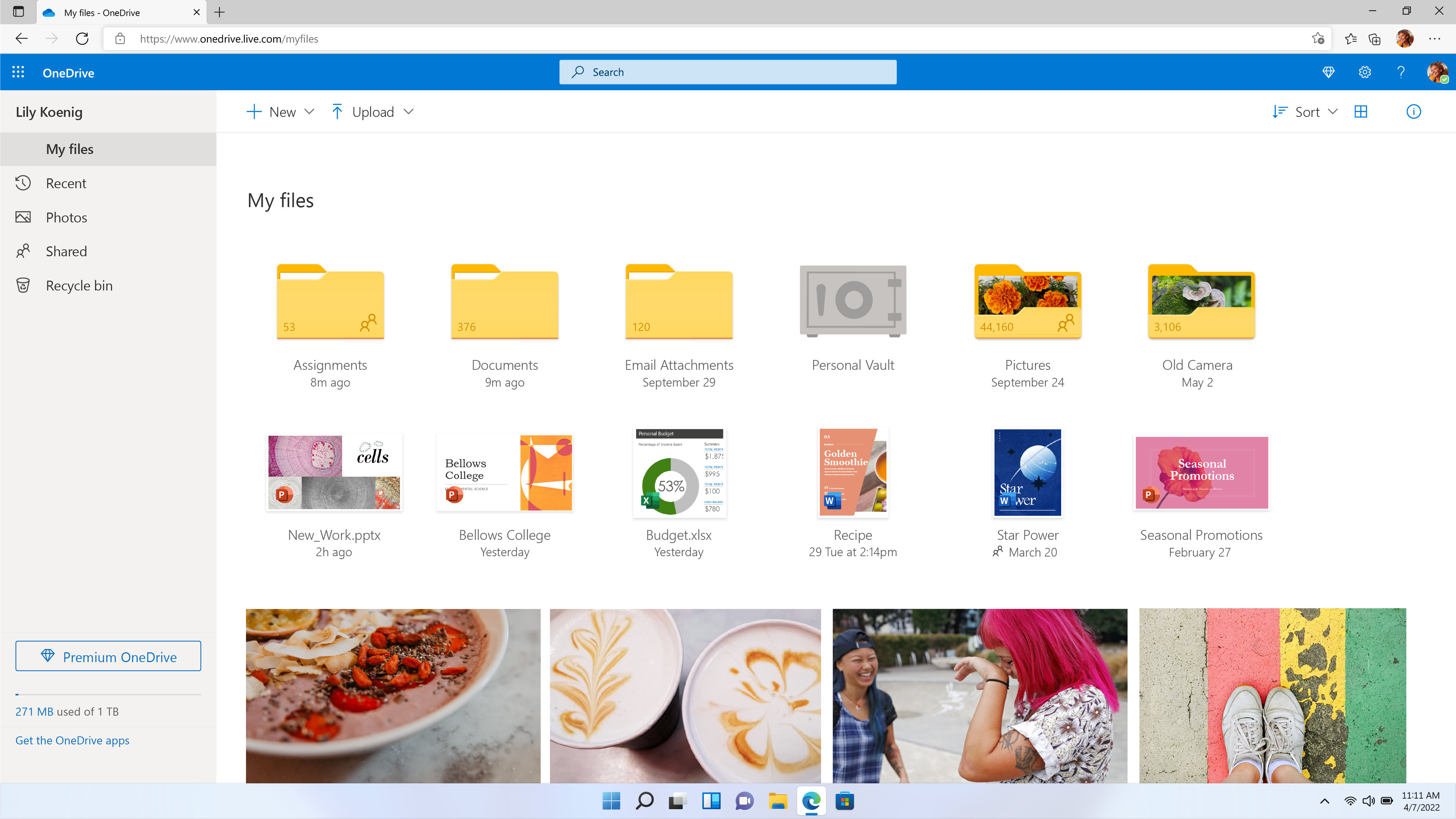 Microsoft OneDrive filmapper